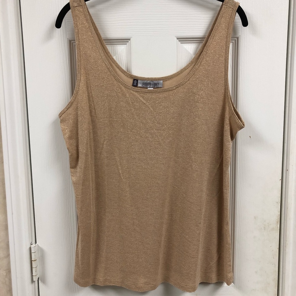 Gold Jennifer Lopez Tank